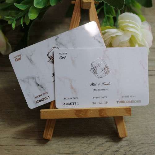 Wedding Reception Access Card Customized Wedding Supplies